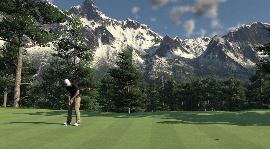 the golf club, virtual reality, project morpheus, ps4,