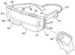 Apple VR-Brille, Patent, Zeichnung