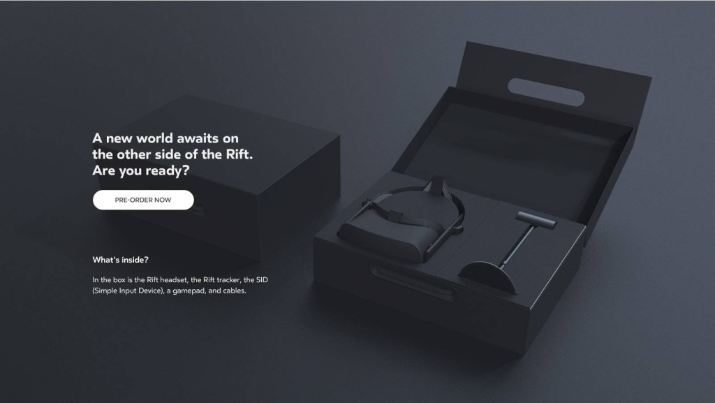 Oculus Pre Order Button