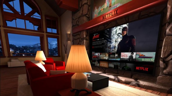 Netflix mit Gear - Das virtuelle Wohnzimmer