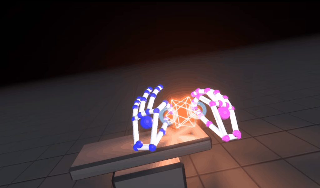 Hand Tracking mit Leap Motion Orion Engine