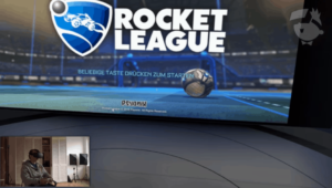 Rocket League im SteamVR Theater Mode