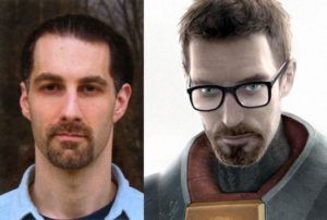 Kelly Bailey und Gordon Freeman