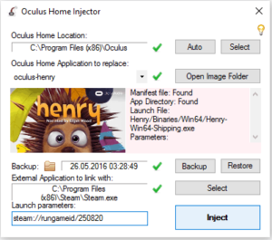 Oculus Home Injector v1.0