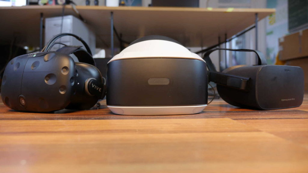PlayStation VR, Oculus Rift, HTC Vive