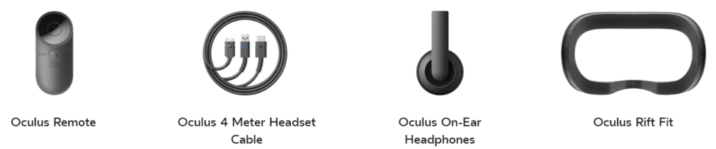 Kopfhörer, Kabel für Oculus Rift