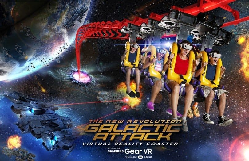 Six Flags zeigt Mixed Reality Achterbahn