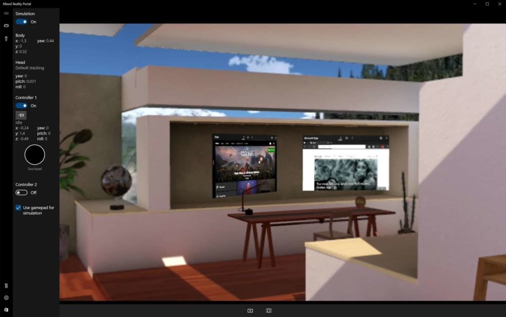 Windows 10 Mixed Reality Portal 