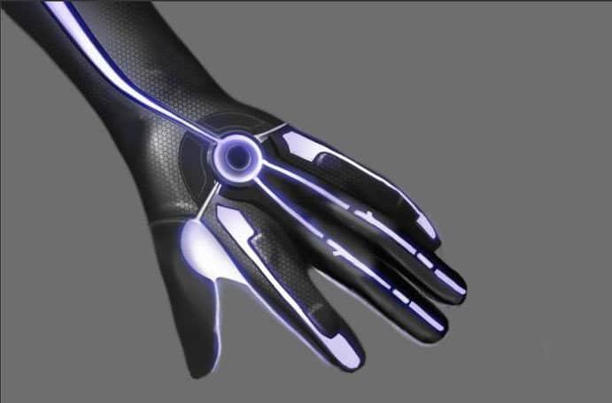 Virtual Reality Glove Handschuh Tron