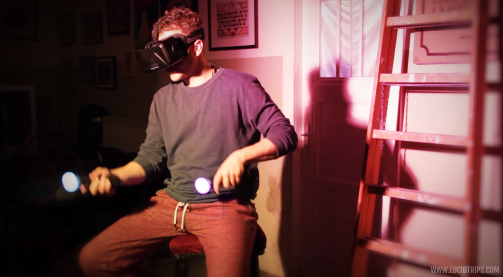 oculus rift sitting position, playstation move, virtual reality