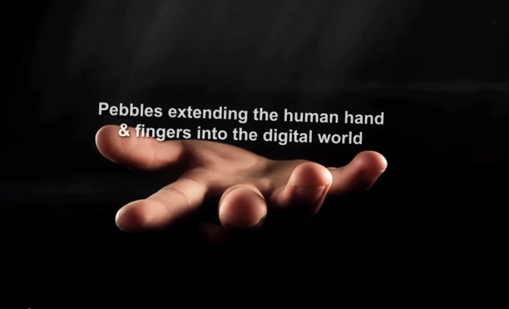hand tracking pebble interfaces