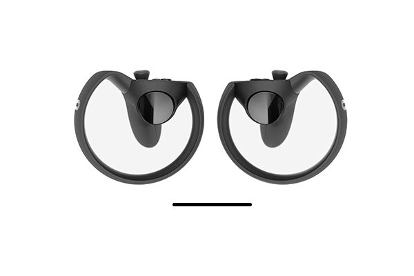 Trauriges Oculus Touch Gesicht