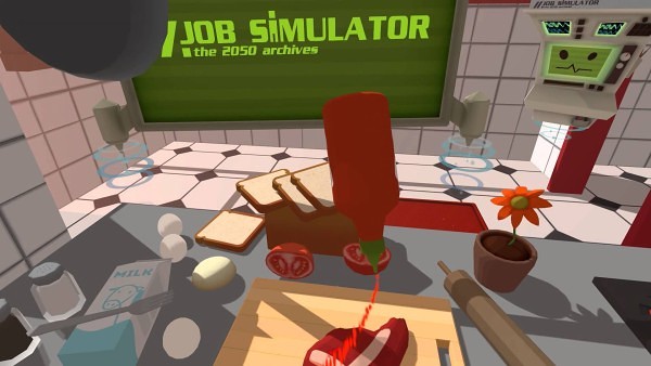 Job Simulator, Kochen, Verkaufen, Büroarbeit mit PlayStation VR