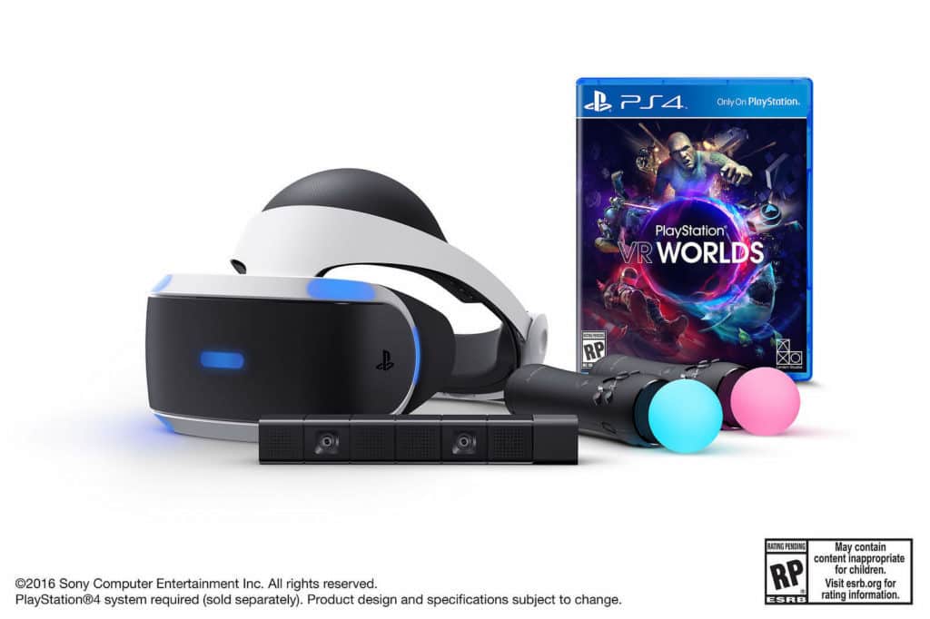PlayStation VR Bundle mit PS Move Controller und PS Kamera