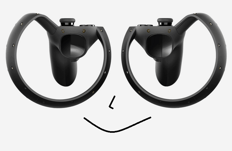 Komplexe Multi-Hand Interaktionen nur mit Oculus Touch