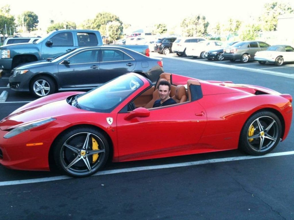 Oculus CEO in Ferrari