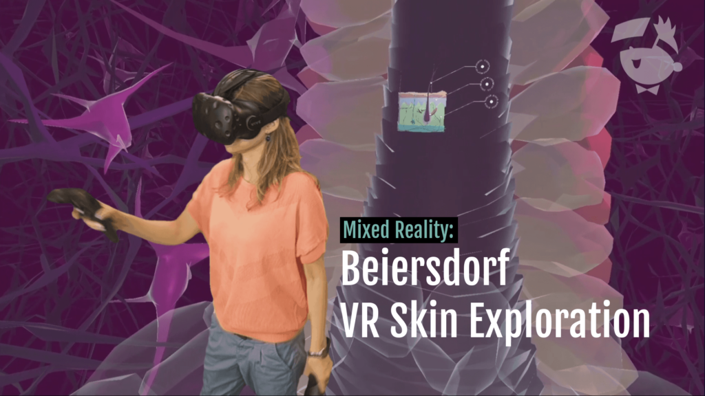 Beiersdorf VR Skin Exploration Mixed Reality Video