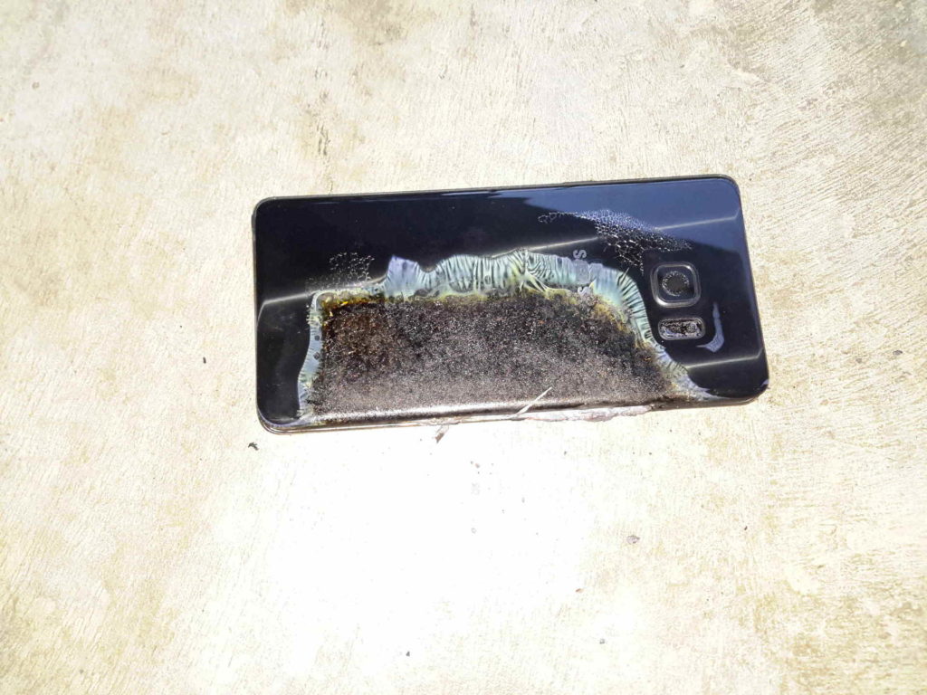 Galaxy Note 7 feuer