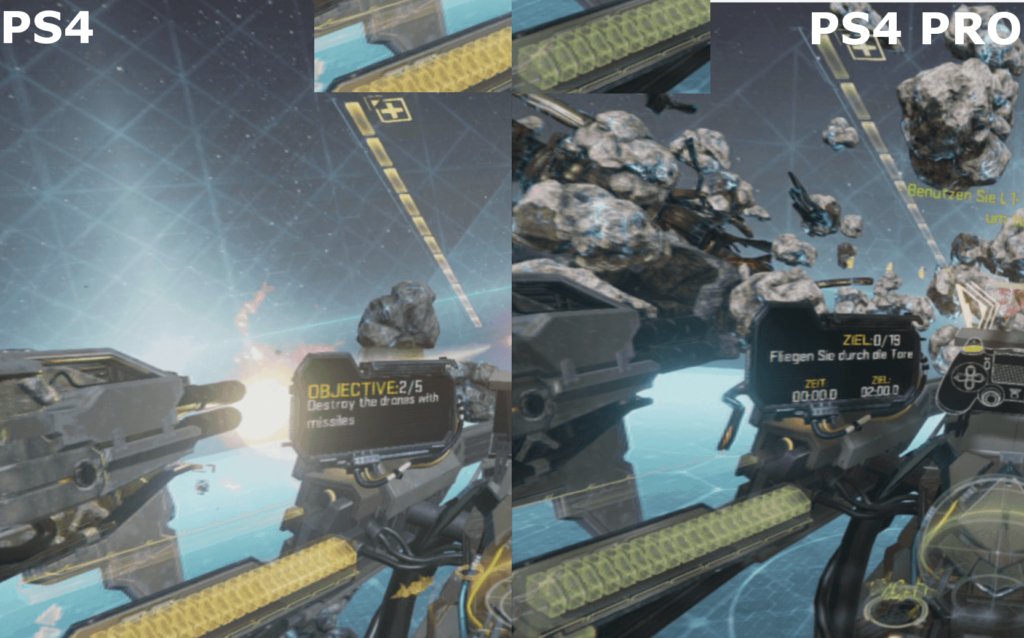 EVE: Valkyrie - PS4 vs. PS4 Pro