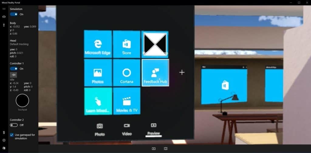 Windows 10 Mixed Reality Portal