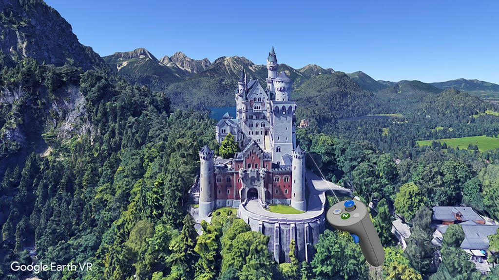 Google Earth VR Neuschwanstein