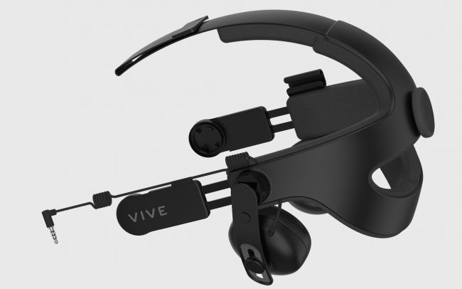 Kopfhörer an der HTC Vive
