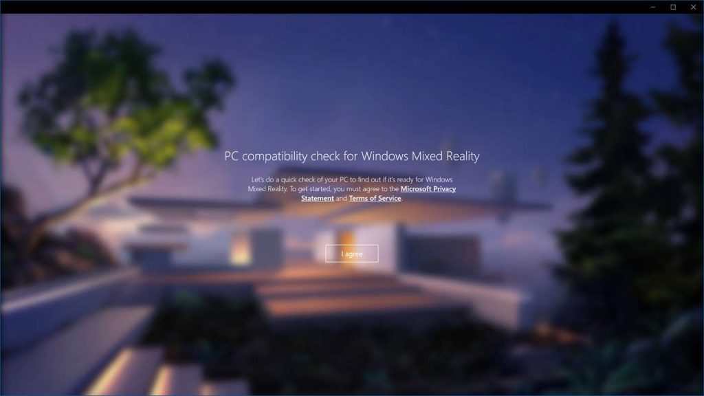 Windows Mixed Reality PC Check
