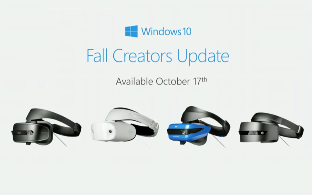 Windows Mixed Reality Fall Creators Update