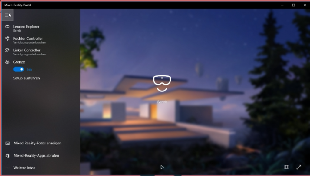Setup Mixed Reality Windows