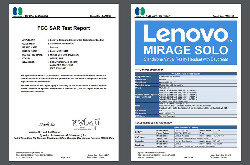 Lenovo Mirage Solo