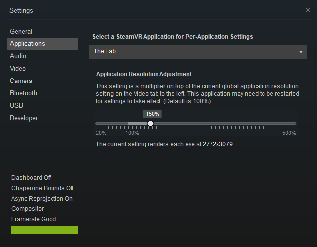 SteamVR-Per-Application