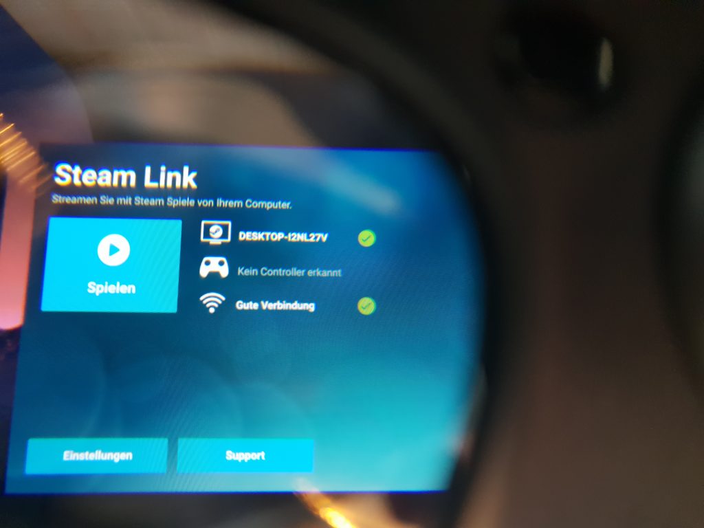 Steam Link in Oculus Go