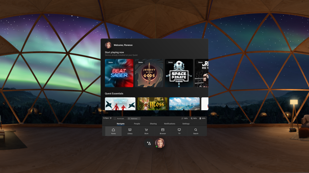 Oculus Quest Home 1