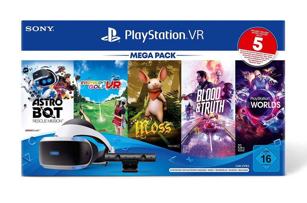 PSVR Mega Pack mit PS5 Adapter jetzt bestellen