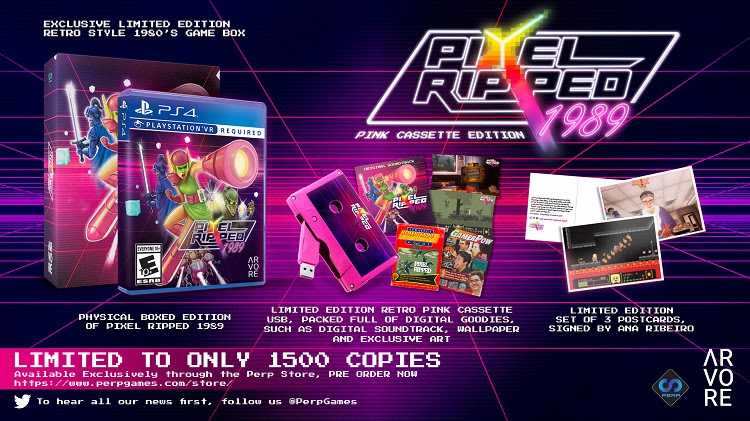 Pixel Ripped 1989 Limited Pink Cassette Edition